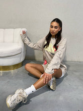 Load image into Gallery viewer, Can’t Find Me In Crowds Longsleeve - Beige