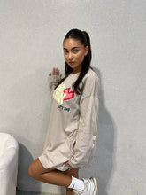 Load image into Gallery viewer, Can’t Find Me In Crowds Longsleeve - Beige