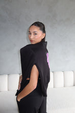 Lade das Bild in den Galerie-Viewer, Butterfly Hoodie - Black Purple