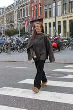 Afbeelding in Gallery-weergave laden, Scarf Jacket - Dark Brown