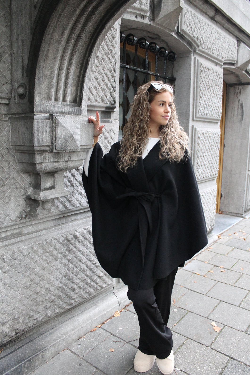 Cape Poncho - Black