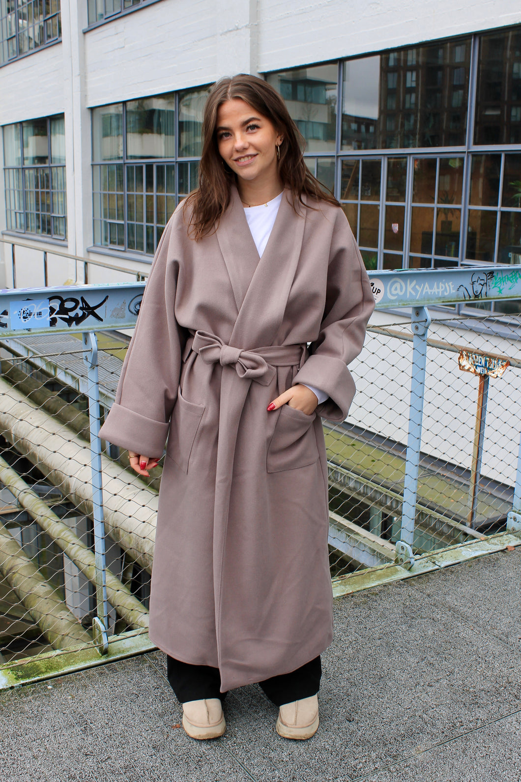 Autumn Coat - Grey Taupe