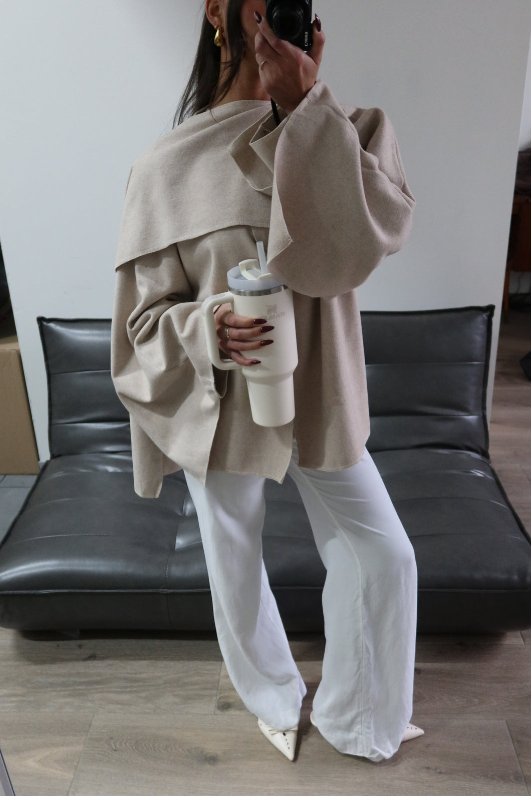 Scarf Jacket - Vanilla