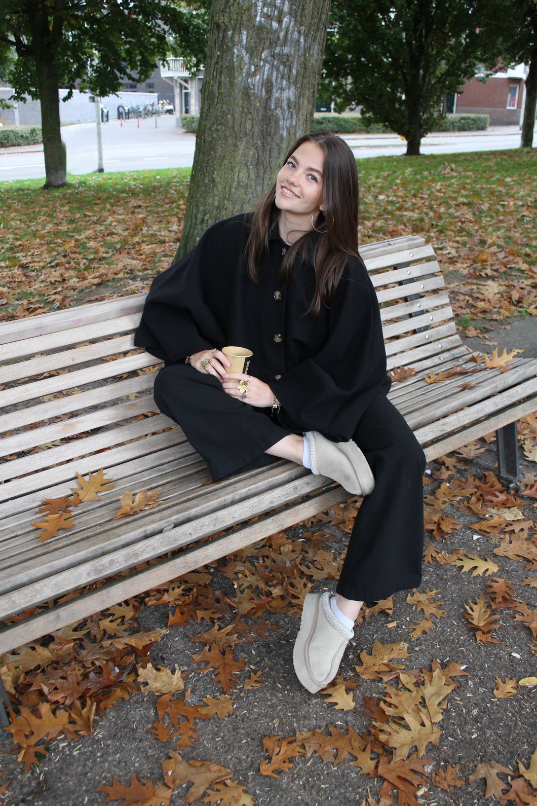 Belle Poncho - Black